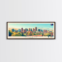 Carregar imagem no visualizador da galeria, Adelaide, Australia Panoramic Travel Poster Canvas Print, Adelaide, Australia Painting, Australia Art, Adelaide Panoramic Travel Art, Travel Painting