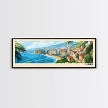 Load image into Gallery viewer, Antananarivo, Madagascar Panoramic Travel Poster Canvas Print, Antananarivo, Madagascar Painting, Madagascar Art, Antananarivo Panoramic Travel Art, Travel Painting