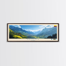 Cargar imagen en el visor de la galería, Armenia, Colombia Panoramic Travel Poster Canvas Print, Armenia, Colombia Painting, Colombia Art, Armenia Panoramic Travel Art, Travel Painting