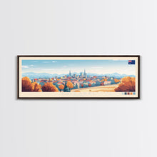 Carregar imagem no visualizador da galeria, Ballarat, Australia Panoramic Travel Poster Canvas Print, Ballarat, Australia Painting, Australia Art, Ballarat Travel Art, Living Room Painting