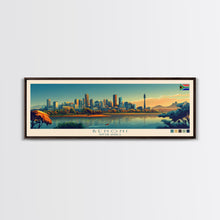 Load image into Gallery viewer, Benoni, South Africa Panoramic Travel Poster Canvas Print, Benoni, South Africa Painting, South Africa Art, Benoni Travel Art, Living Room Painting