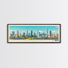 Carregar imagem no visualizador da galeria, Buenos Aires, Argentina Panoramic Travel Poster Canvas Print, Buenos Aires, Argentina Painting, Argentina Art, Buenos Aires Panoramic Travel Art, Travel Painting