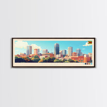 Cargar imagen en el visor de la galería, Bulawayo, Zimbabwe Travel Poster Panoramic Canvas Print, Bulawayo, Zimbabwe Painting, Zimbabwe Art, Bulawayo Travel Art, Guest Room Painting