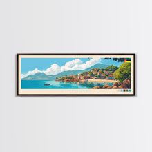 Cargar imagen en el visor de la galería, Chimoio, Mozambique Travel Poster Panoramic Canvas Print, Chimoio, Mozambique Painting, Mozambique Art, Chimoio Travel Art, Guest Room Painting