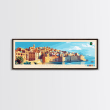 Cargar imagen en el visor de la galería, Constantine, Algeria Panoramic Travel Poster Canvas Print, Constantine, Algeria Painting, Algeria Art, Constantine Panoramic Travel Art, Travel Painting