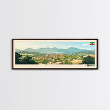 Load image into Gallery viewer, Dessie, Ethiopia Panoramic Travel Poster Canvas Print, Dessie, Ethiopia Painting, Ethiopia Art, Dessie Panoramic Travel Art, Travel Painting