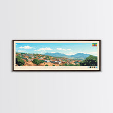 Load image into Gallery viewer, Dire Dawa, Ethiopia Travel Poster Panoramic Canvas Print, Dire Dawa, Ethiopia Painting, Ethiopia Art, Dire Dawa Travel Art, Guest Room Painting