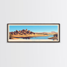 Load image into Gallery viewer, Eldoret, Kenya Panoramic Travel Poster Canvas Print, Eldoret, Kenya Painting, Kenya Art, Eldoret Travel Art, Living Room Painting