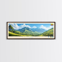 Load image into Gallery viewer, Esmeraldas, Ecuador Panoramic Travel Poster Canvas Print, Esmeraldas, Ecuador Painting, Ecuador Art, Esmeraldas Travel Art, Guest Room Painting