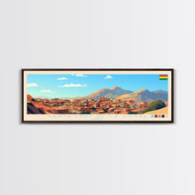 Cargar imagen en el visor de la galería, Santa Cruz de la Sierra, Bolivia Panoramic Travel Poster Canvas Print, Santa Cruz de la Sierra, Bolivia Painting, Bolivia Art, Santa Cruz de la Sierra Travel Art, Living Room Painting