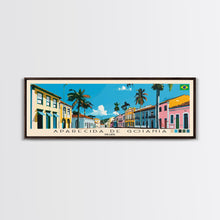 Load image into Gallery viewer, Aparecida de Goiania, Brazil Panoramic Canvas Print, Aparecida de Goiania, Brazil Painting, Brazil Art, Aparecida de Goiania Travel Poster, Travel Art, Guest Room Painting