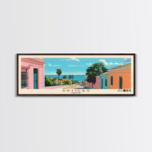 Load image into Gallery viewer, Artigas, Uruguay Panoramic Canvas Print, Artigas, Uruguay Painting, Uruguay Art, Artigas Travel Poster, Travel Art, Living Room Painting