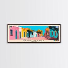 Carregar imagem no visualizador da galeria, Bahia Blanca, Argentina Panoramic Canvas Print, Bahia Blanca, Argentina Painting, Argentina Art, Bahia Blanca Travel Poster, Travel Art, Guest Room Painting