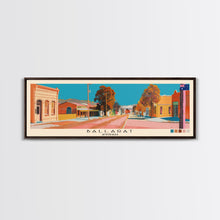 Load image into Gallery viewer, Ballarat, Australia Panoramic Canvas Print, Ballarat, Australia Painting, Australia Art, Ballarat Travel Poster, Travel Art, Housewarming Gift