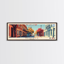 Load image into Gallery viewer, Banfield, Argentina Panoramic Canvas Print, Banfield, Argentina Painting, Argentina Art, Banfield Travel Poster, Travel Art, Guest Room Painting