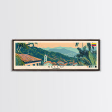 Load image into Gallery viewer, Bello, Colombia Panoramic Canvas Print, Bello, Colombia Painting, Colombia Art, Bello Travel Poster, Travel Art, Living Room Painting