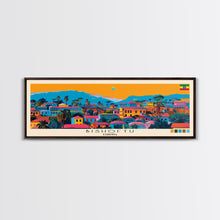 Load image into Gallery viewer, Bishoftu, Ethiopia Panoramic Canvas Print, Bishoftu, Ethiopia Painting, Ethiopia Art, Bishoftu Travel Poster, Travel Art, Vacation Gift