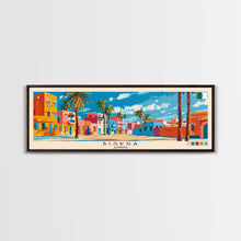 Load image into Gallery viewer, Biskra, Algeria Panoramic Canvas Print, Biskra, Algeria Painting, Algeria Art, Biskra Travel Poster, Travel Art, Living Room Painting