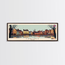 Carregar imagem no visualizador da galeria, Carlisle, England Panoramic Canvas Print, Carlisle, England Painting, England Art, Carlisle Travel Poster, Travel Art, Vacation Gift