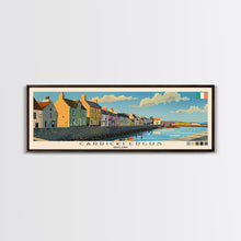 Cargar imagen en el visor de la galería, Carrickfergus, Ireland Panoramic Canvas Print, Carrickfergus, Ireland Painting, Ireland Art, Carrickfergus Travel Poster, Travel Art, Living Room Painting
