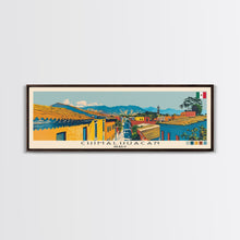 Cargar imagen en el visor de la galería, Chimalhuacan, Mexico Panoramic Canvas Print, Chimalhuacan, Mexico Painting, Mexico Art, Chimalhuacan Travel Poster, Travel Art, Living Room Painting