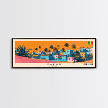 Carregar imagem no visualizador da galeria, Dakar, Senegal Panoramic Canvas Print, Dakar, Senegal Painting, Senegal Art, Dakar Travel Poster, Travel Art, Vacation Gift