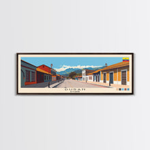Load image into Gallery viewer, Duran, Ecuador Panoramic Canvas Print, Duran, Ecuador Painting, Ecuador Art, Duran Travel Poster, Travel Art, Living Room Painting