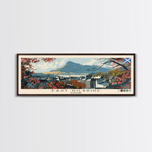Load image into Gallery viewer, East Kilbride, Scotland Panoramic Canvas Print, East Kilbride, Scotland Painting, Scotland Art, East Kilbride Travel Poster, Travel Art, Housewarming Gift