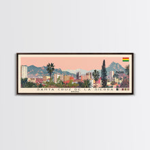 Carregar imagem no visualizador da galeria, Santa Cruz de la Sierra, Bolivia Panoramic Canvas Print, Santa Cruz de la Sierra, Bolivia Painting, Bolivia Art, Santa Cruz de la Sierra Travel Poster, Travel Art, Housewarming Gift