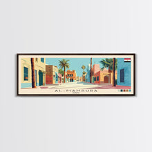 Carregar imagem no visualizador da galeria, al-Mansura, Egypt Panoramic Canvas Print, al-Mansura, Egypt Painting, Egypt Art, al-Mansura Travel Poster, Travel Art, Vacation Gift