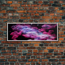 Load image into Gallery viewer, Beautiful Universe Space Art, Galaxy Print, Bubblegum Pink Art, Framed Canvas Print, Framed Wall Art