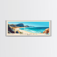 Carregar imagem no visualizador da galeria, Balos Beach, Greece Panoramic Beach Print, Vacation Gift, Greece Wall Art, Beach Painting, Beach Decor, Beach Painting