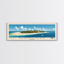 Load image into Gallery viewer, Bazaruto Island, Mozambique Panoramic Print, Vacation Gift, Mozambique Wall Art, Vacation Wall Art, Vacatation Memories, Beach Decor, Beach Or Lakehouse Art