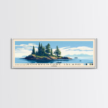 Load image into Gallery viewer, Bonaventure Island, Canada Panoramic Print, Vacation Gift, Canada Wall Art, Vacation Wall Art, Vacatation Memories, Beach Decor, Beach Or Lakehouse Art