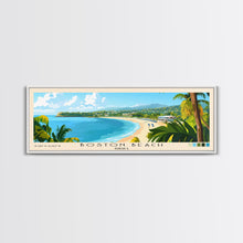 Load image into Gallery viewer, Boston Beach, Jamaica Panoramic Print, Vacation Gift, Jamaica Wall Art, Vacation Wall Art, Vacatation Memories, Beach Decor, Beach Or Lakehouse Art