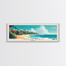 Carregar imagem no visualizador da galeria, Canggu Beach, Indonesia Panoramic Print, Vacation Gift, Indonesia Wall Art, Beach Painting, Beach Decor, Beach Or Lakehouse Art