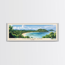 Cargar imagen en el visor de la galería, Coiba Island, Panamá Panoramic Beach Print, Vacation Gift, Panamá Wall Art, Beach Painting, Beach Decor, Beach Painting