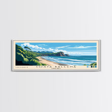 Cargar imagen en el visor de la galería, Costa Ballena, Costa Rica Panoramic Beach Print, Vacation Gift, Costa Rica Wall Art, Framed Canvas Print, Framed Beach Painting