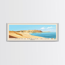 Carregar imagem no visualizador da galeria, Dakhla dragon island, Morocco Panoramic Print, Vacation Gift, Morocco Wall Art, Beach Painting, Beach Decor, Beach Or Lakehouse Art