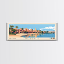 Load image into Gallery viewer, El Gouna, Egypt Panoramic Print, Vacation Gift, Egypt Wall Art, Vacation Wall Art, Vacatation Memories, Beach Decor, Beach Or Lakehouse Art