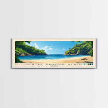 Carregar imagem no visualizador da galeria, Gertak Sanggul Beach, Malasyia Panoramic Print, Vacation Gift, Malasyia Wall Art, Vacation Wall Art, Vacatation Memories, Beach Decor, Beach Or Lakehouse Art