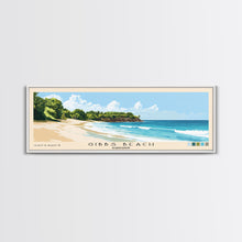 Carregar imagem no visualizador da galeria, Gibbs Beach, Barbados Panoramic Beach Print, Vacation Gift, Barbados Wall Art, Beach Painting, Beach Decor, Beach Painting