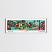 Load image into Gallery viewer, Anaheim California Panoramic Travel Poster Canvas Print