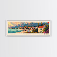Load image into Gallery viewer, Barreiro Portugal Travel Print Wall Art, Panoramic City Art, Travel Art, Wall Decor, Vacation Gift, Framed Canvas Print Or Metal Art