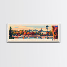 Cargar imagen en el visor de la galería, Cherepovets Russia Travel Print Wall Art, Panoramic City Art, Travel Art, Wall Decor, Vacation Gift, Framed Canvas Print Or Metal Art