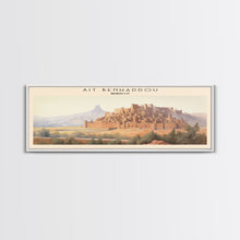 Carregar imagem no visualizador da galeria, Ait Benhaddou Travel Poster Print, Framed Canvas Wall Art, Metal Wall Art, Morocco art, Gift For Him, Travel Wall Art, Travel Lover Gift