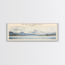 Load image into Gallery viewer, Beagle Channel Travel Poster Print, Framed Canvas Print, COUNTRY Travel Art, Wood Framed Art, Wall Hanging, Home Decor