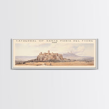 Load image into Gallery viewer, Cathedral of Santa Maria del Fiore Travel Poster Print, Framed Canvas Print, COUNTRY Travel Art, Wood Framed Art, Wall Hanging, Home Decor