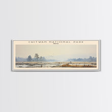 Cargar imagen en el visor de la galería, Chitwan National Park Travel Print Wall Art, Travel Poster Print, Retro Style COUNTRY Home Decor, Wall Hanging, Travel Gift Idea, Unique Metal Art