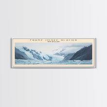 Carregar imagem no visualizador da galeria, Franz Josef Glacier COUNTRY Travel Poster Print, Framed Canvas Print, COUNTRY Travel Art, Wood Framed Art, Wall Hanging, Home Decor